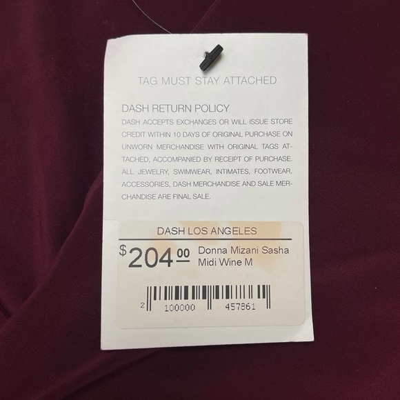 Donna Mizani | Red V-Neck Long Sleeve Ruched Sasha Midi Dress - Picture 9 of 13